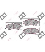 DJ PARTS - BP1699 - Торм.колодки djparts bp1699 ( mk(d3137) nibk(pn5800))